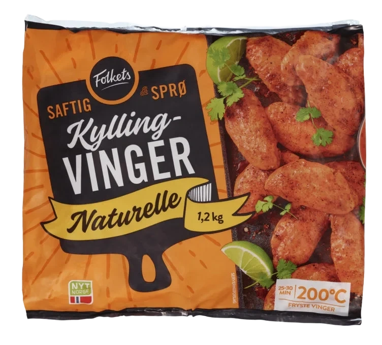 Kyllingvinger Frys 1,2kg Folkets