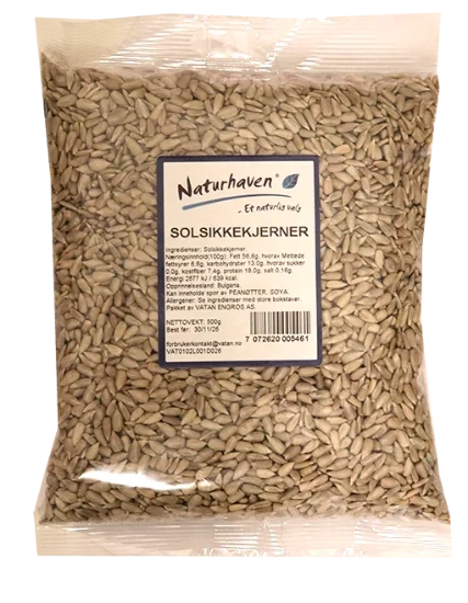 Naturhaven Solsikkekjerner 500g