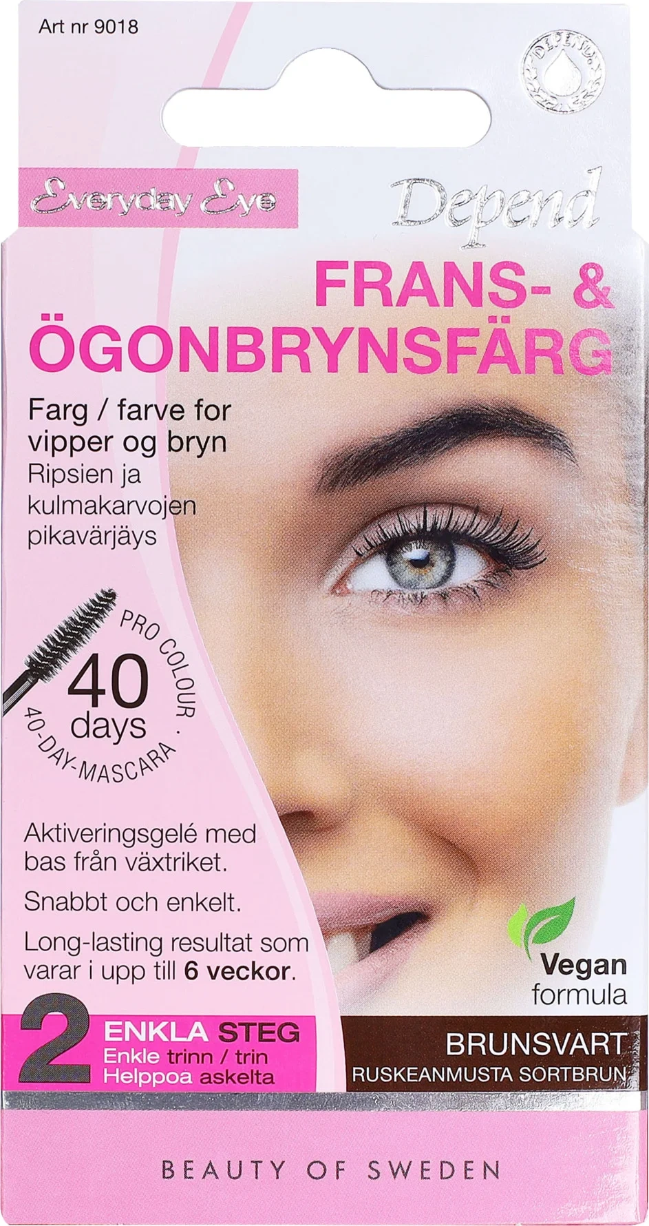 Depend Everyday Eye Permanent Lash & Eyebrow Color Brown/Black