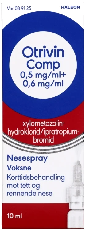 Otrivin Nesespray 1mg 10ml Comp