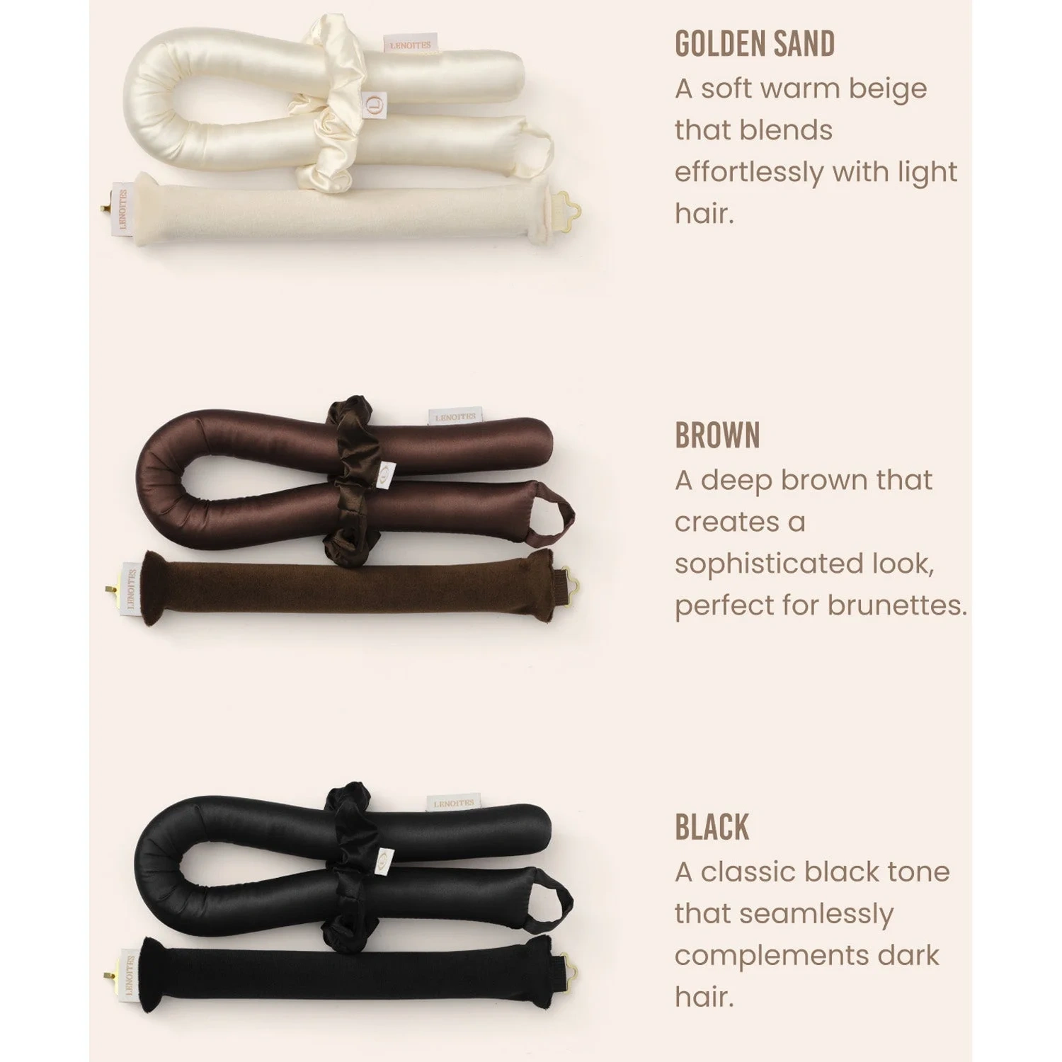 Lenoites Heatless Curls Unicorn One Size