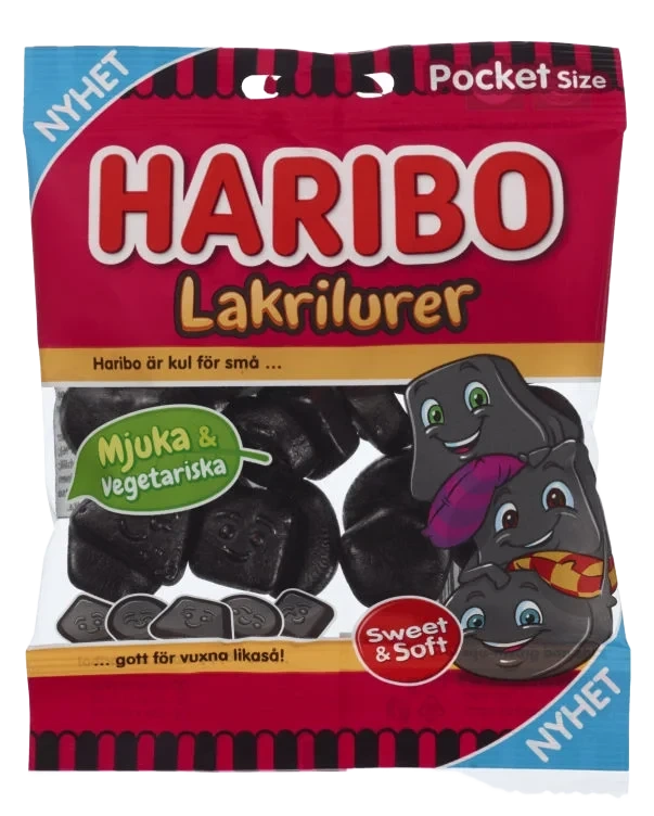 Lakrilurer 80g Haribo