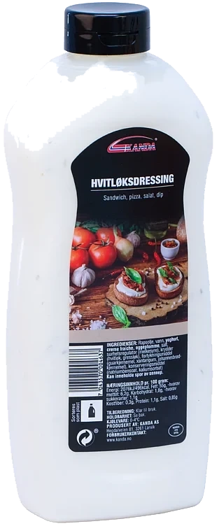 Hvitløksdressing  900ml