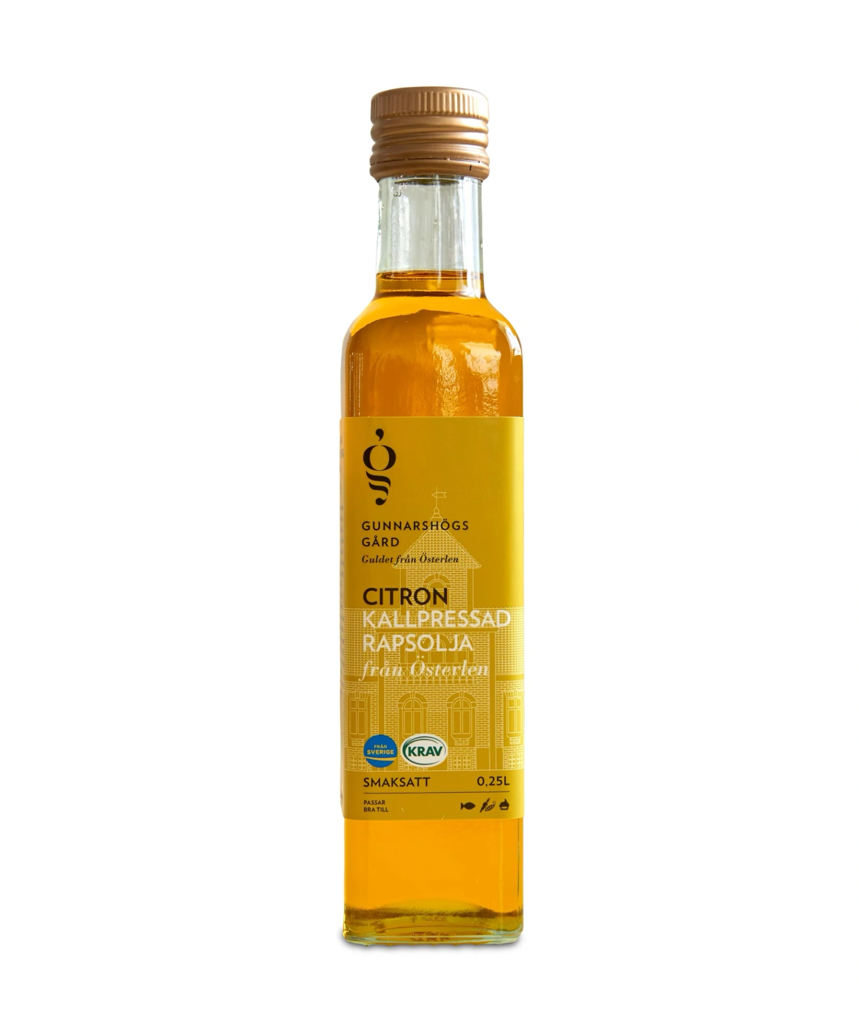 Kallpressad Rapsolja Citron EKO 0,25L