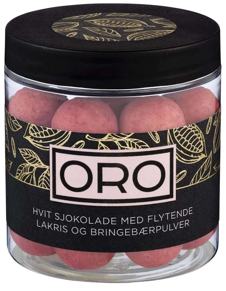 Sjokoladekuler Lakris & Bringebær 140 g