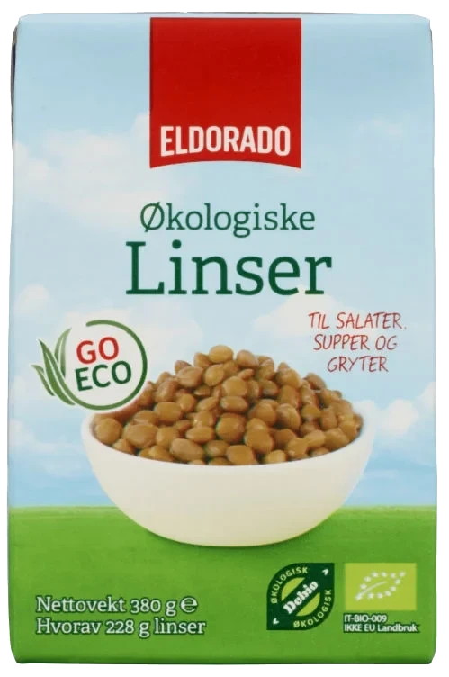 Linser Økologiske 380g Go Eco Eldorado