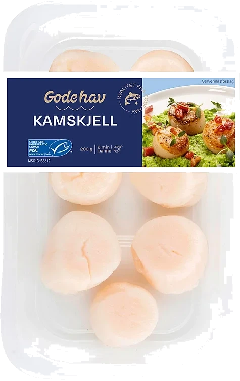 Kamskjell  200g