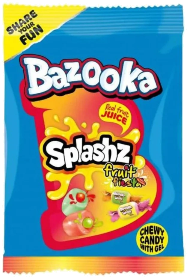 Bazooka Splashz Fruit 120g