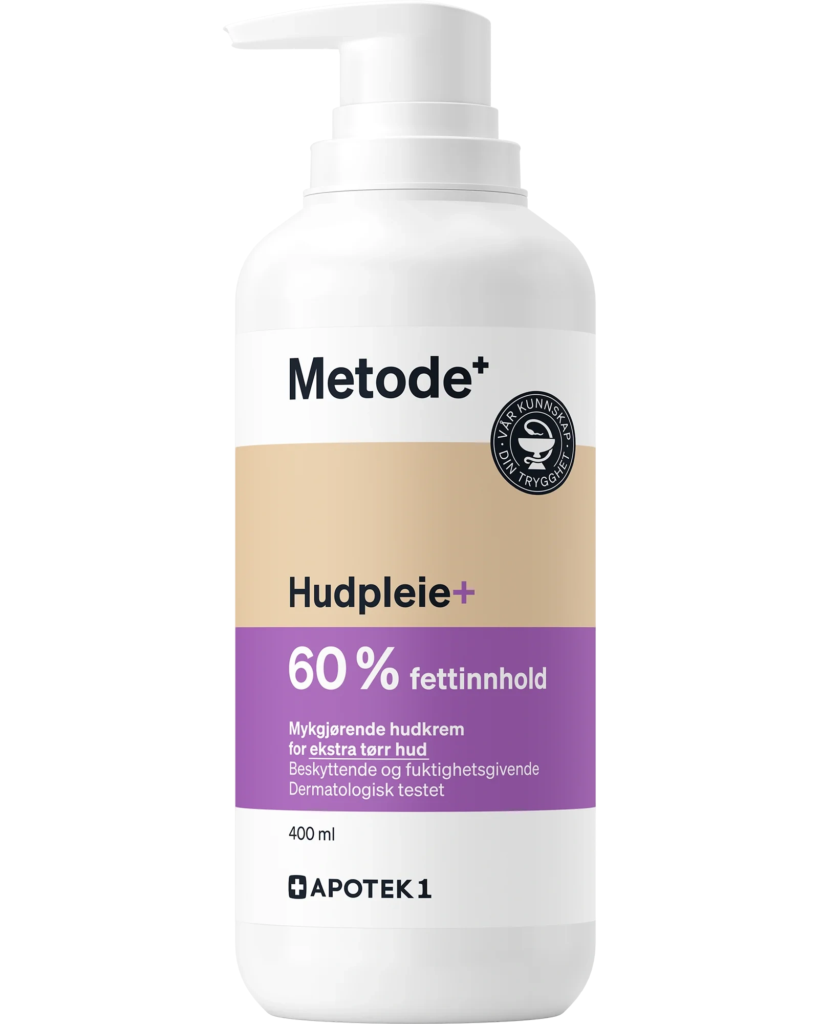 Metode mykgjørende krem 60 % 400 ml