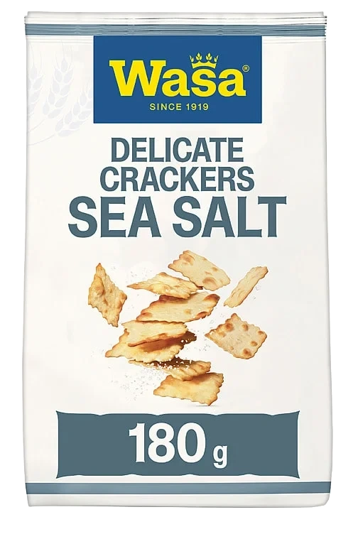 Delicate Crackers Sea Salt 180g Wasa