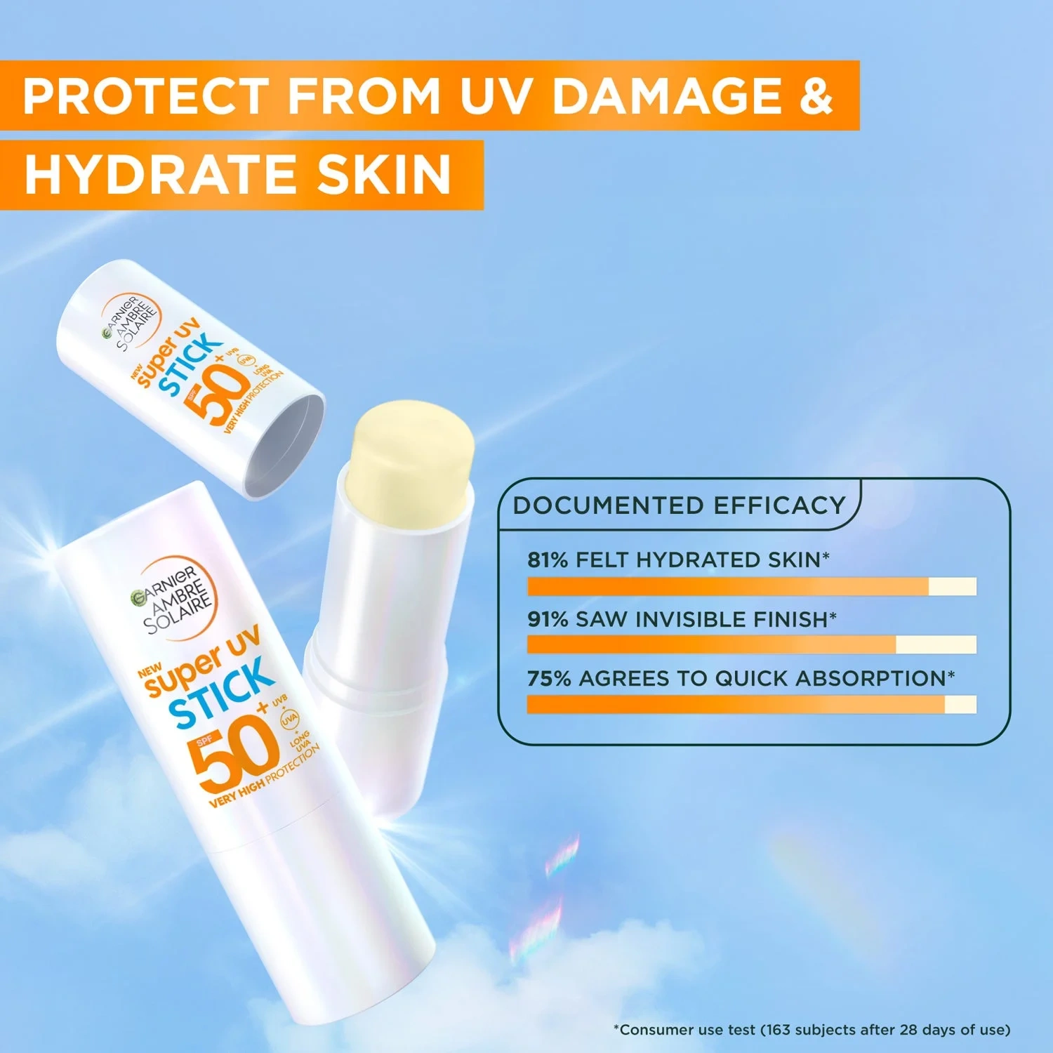 Garnier Ambre Solaire Super UV Invisible Stick SPF50+