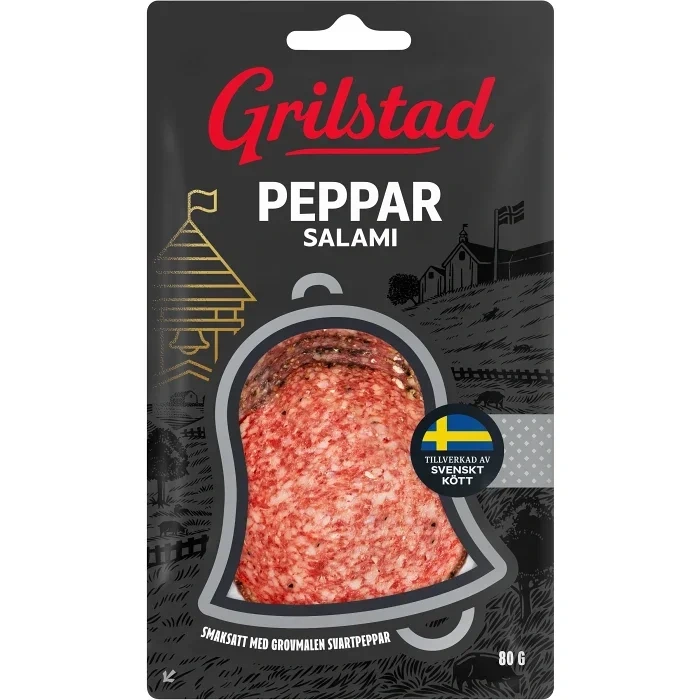 Pepparsalami 80g Grilstad