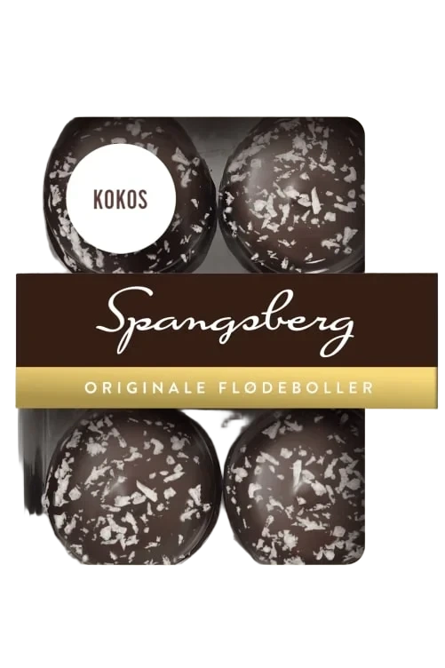 Flødeboller Klassisk Kokos 124g Spangsberg