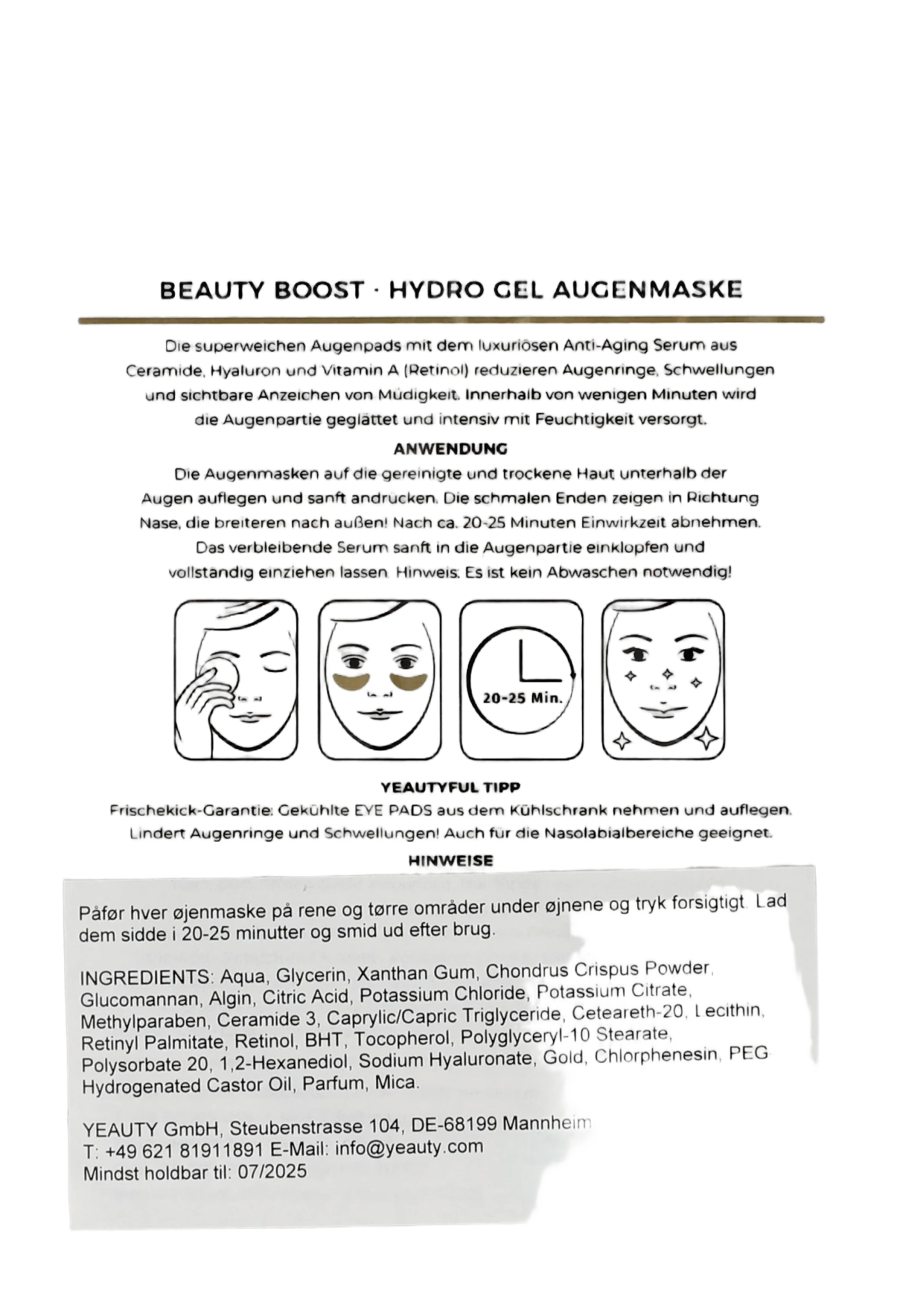 Beauty Boost Ögonmask