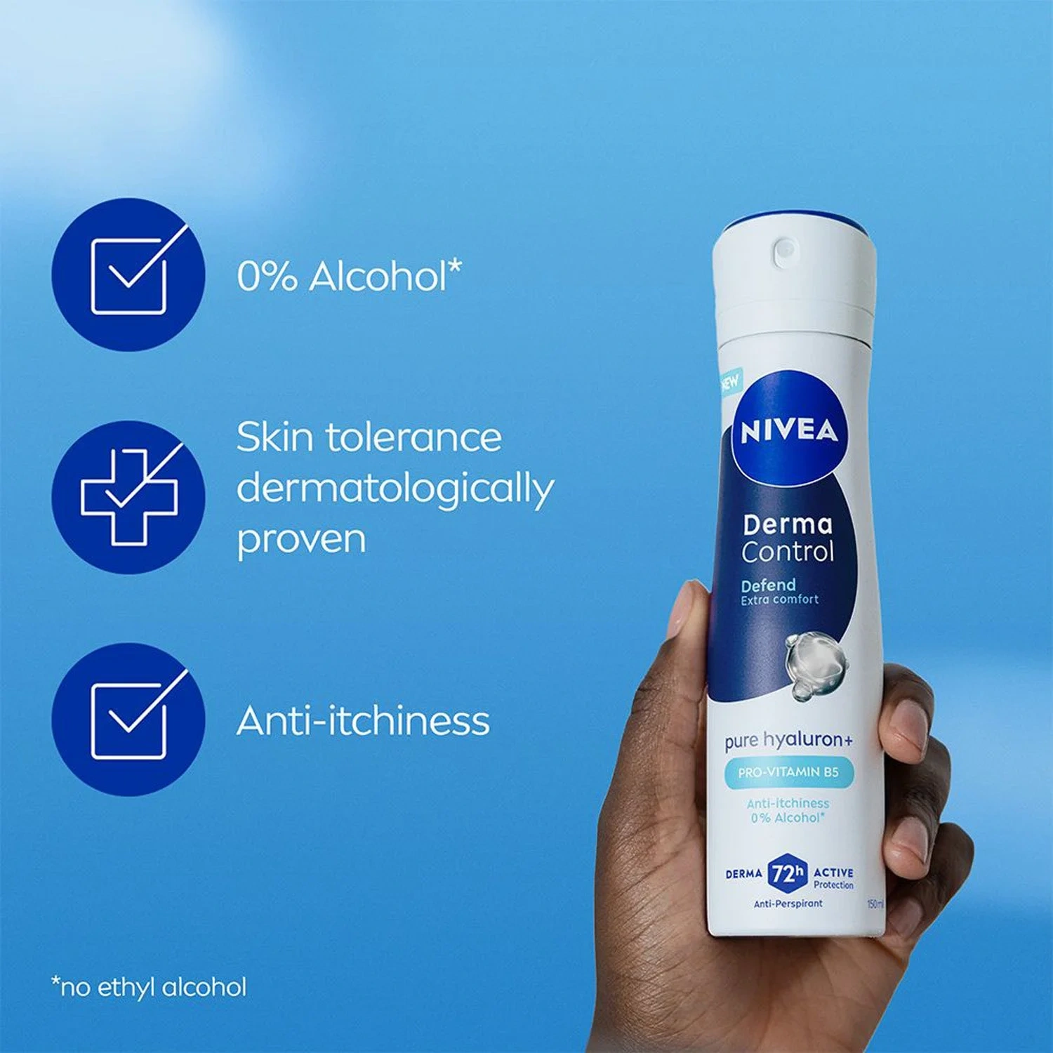 Nivea Deo Derma Control Defend Spray, 150ml