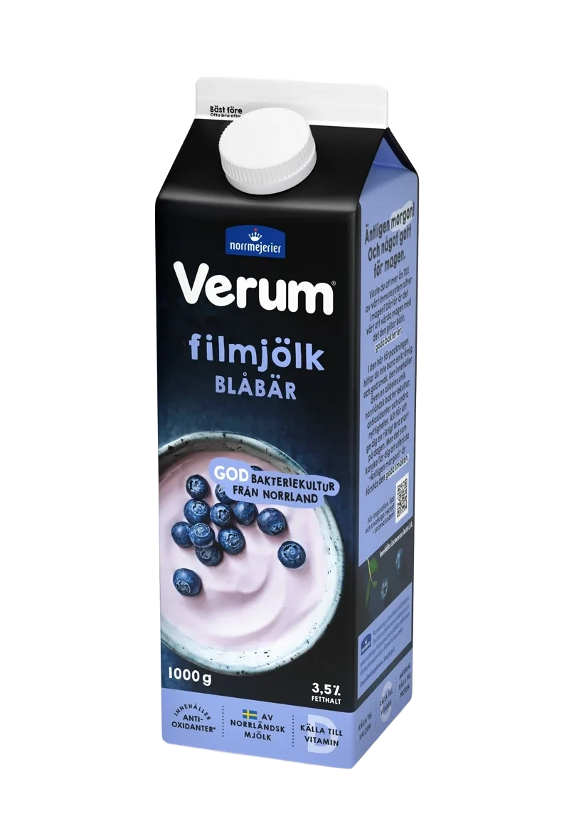 Filmjölk 3.5% Blåbär