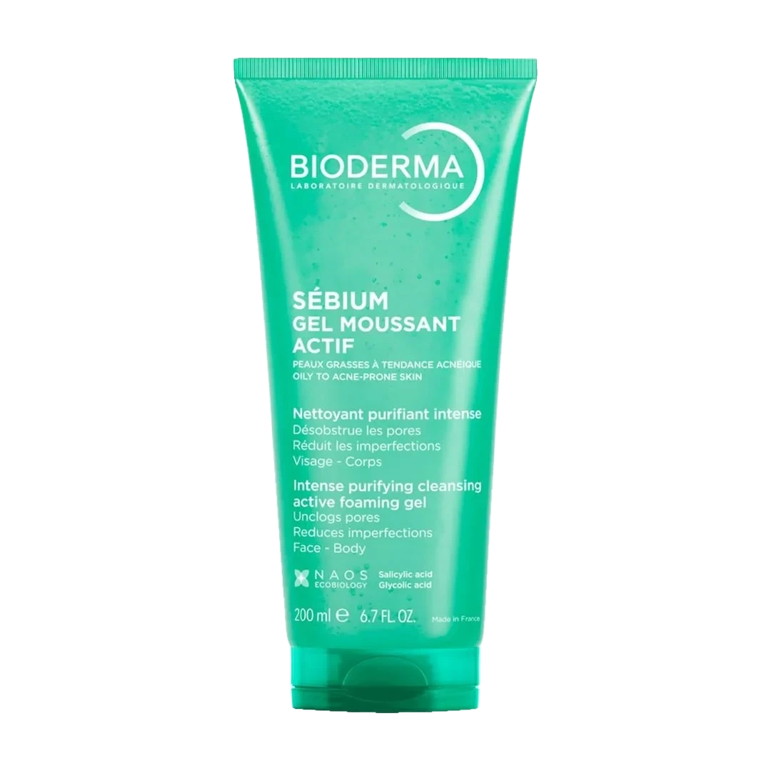 Bioderma Sebium Gel Moussant Actif, 200 ml