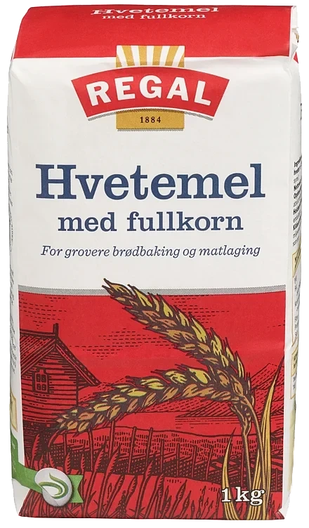 Fullkorn hvetemel   1kg