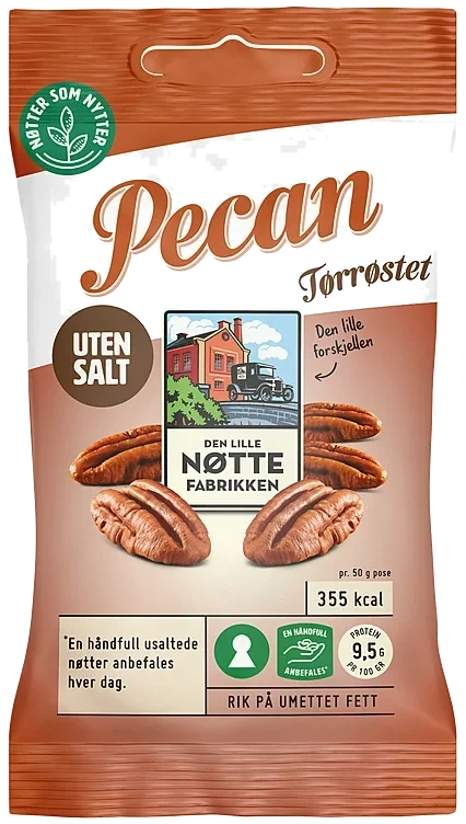 Dln pecan uten salt  50g