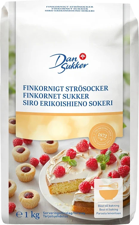 Finkornet sukker     1kg