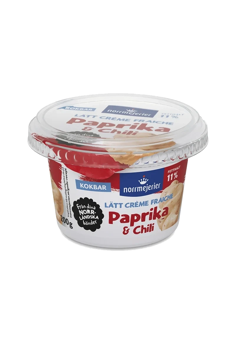 Lätt CremeFraiche 11% Paprika/Chili