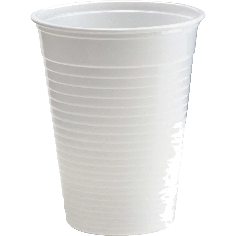 Plastbeger 21 cl hvit   100stk