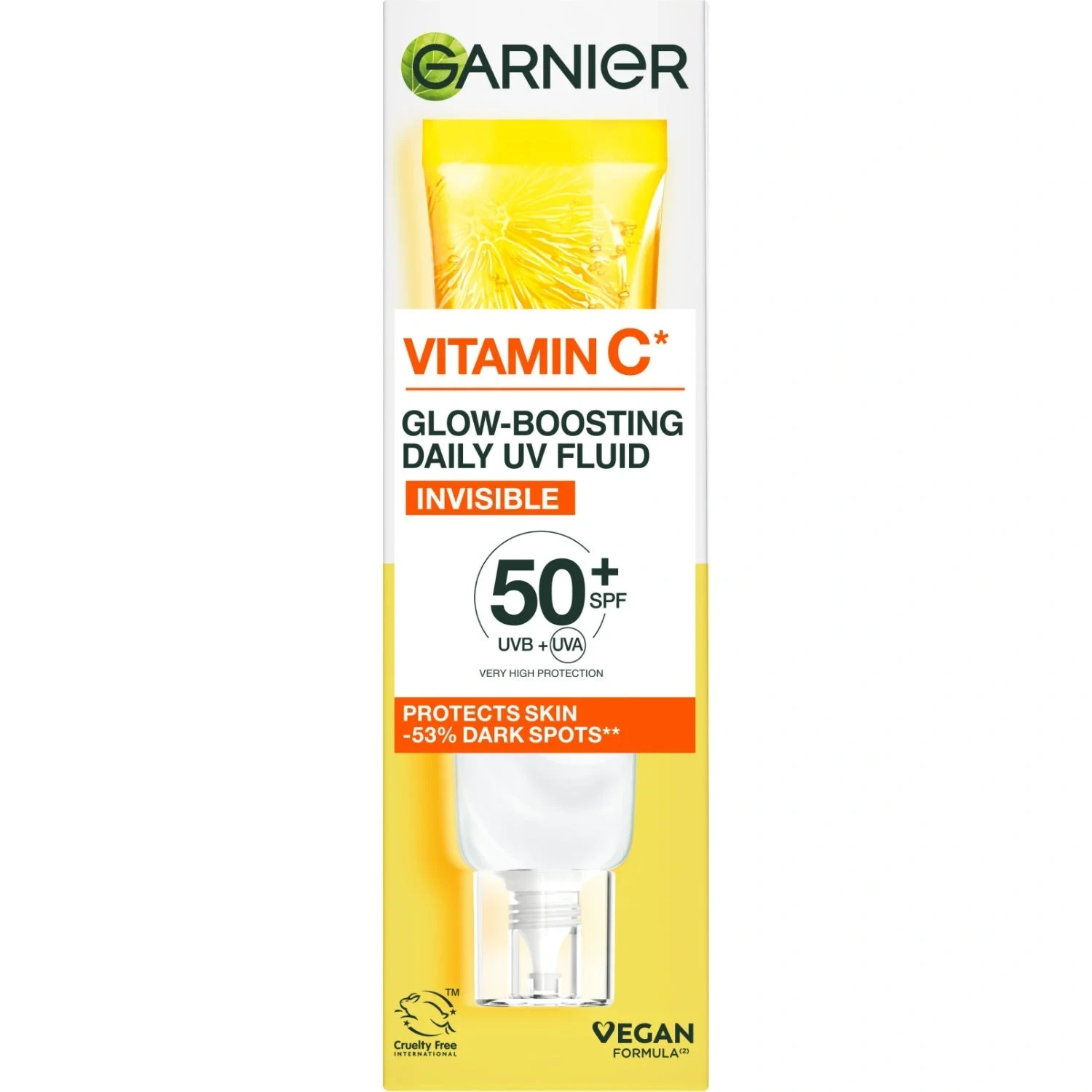 Garnier Vitamin C* Glow-Boosting Daily UV Fluid SPF50+ 40 MLT