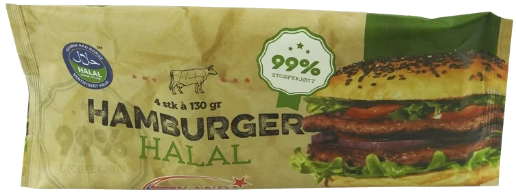 Halalburger 99%   4x130g