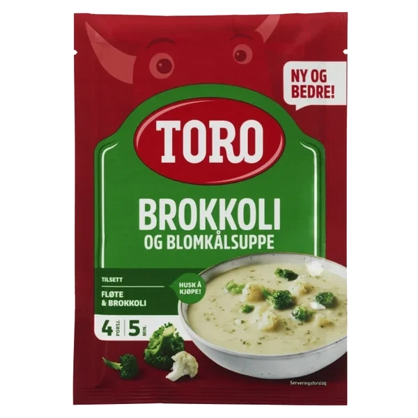 Brokkoli & Blomkål Suppe 68g Toro
