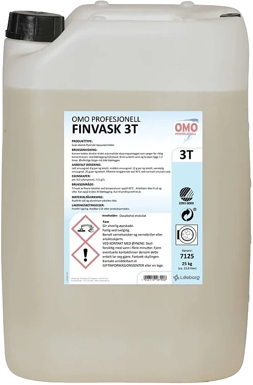 Omo profesjonell finvask 3t kanne  25kg