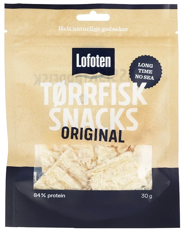 Tørrfisksnacks original  30g