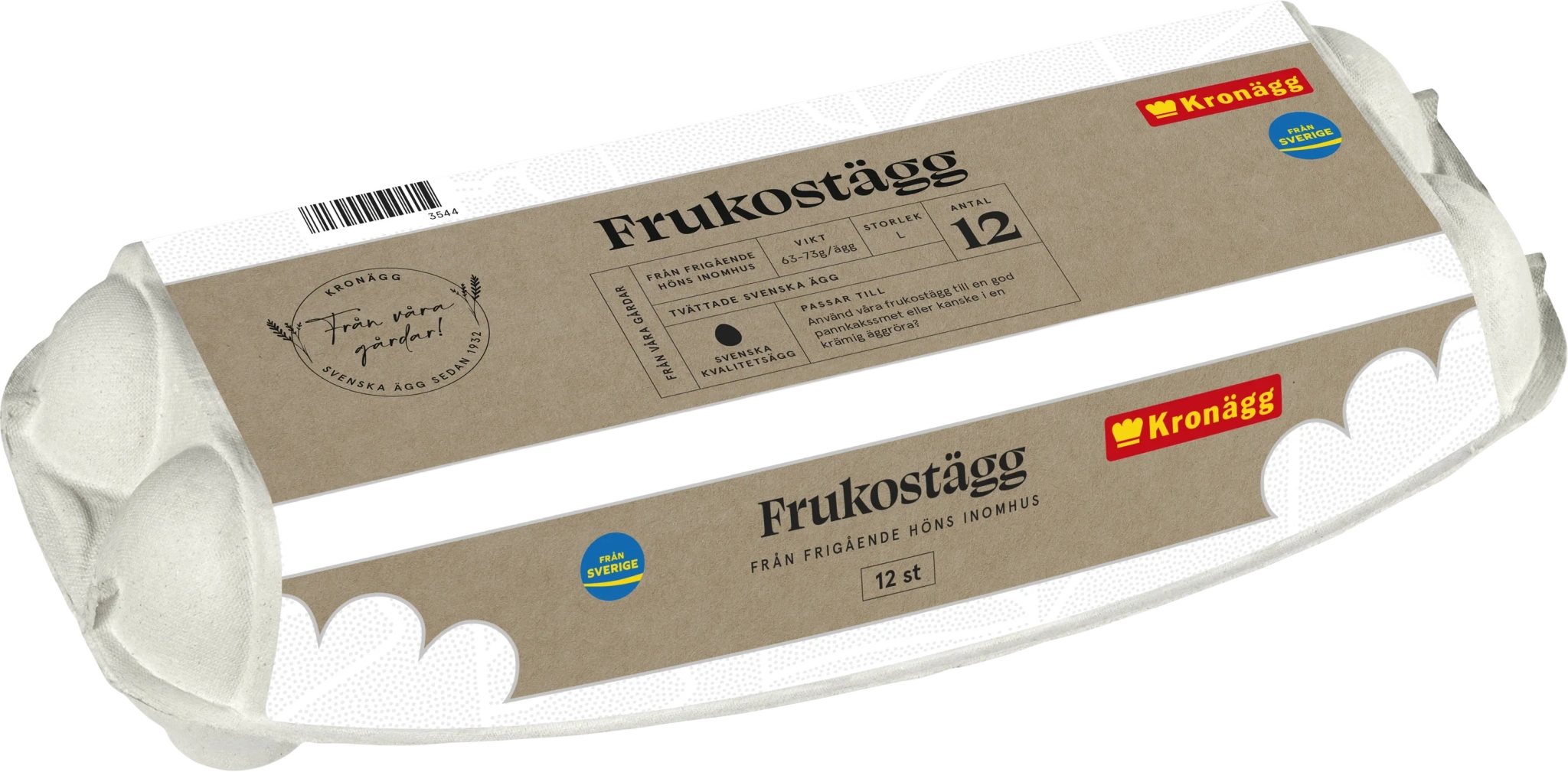 Ägg, frig inne, L