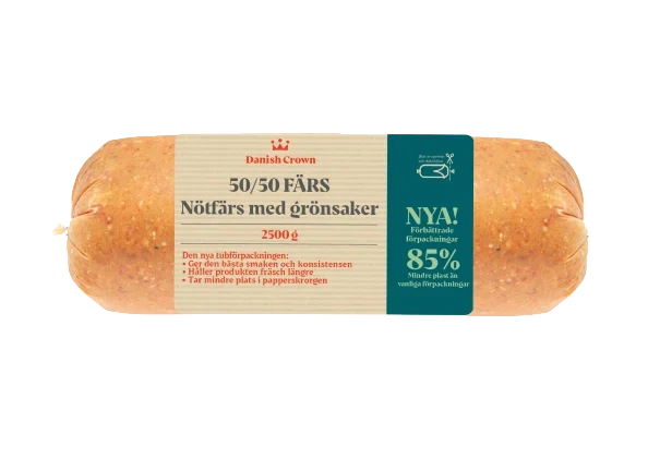 50/50 färs Nötfärs med grönsaker
