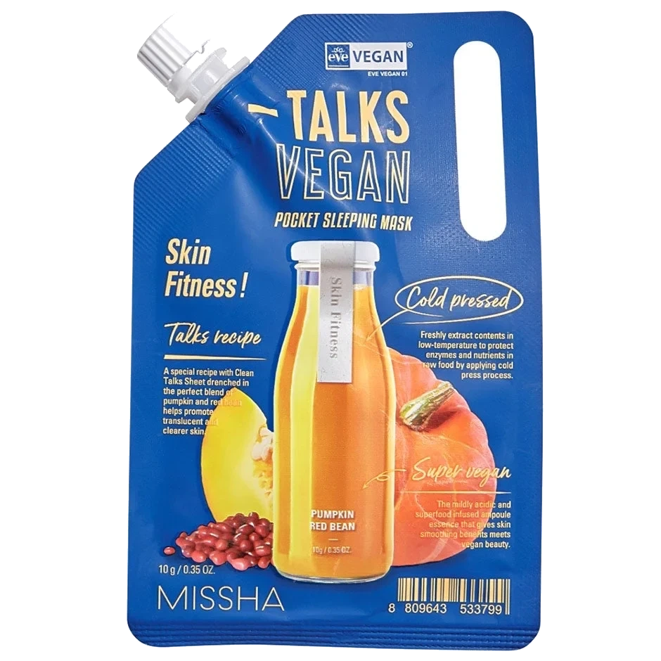 MISSHA Talks Vegan Squeeze Pocket Sleeping Mask [Skin Fitness]