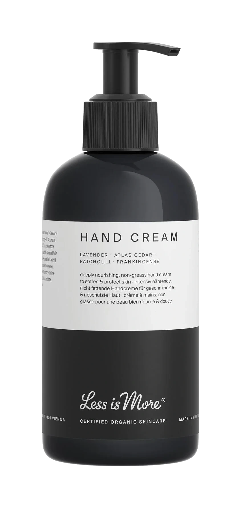 Less Is More Organic Hand Cream Lavender 250 ml