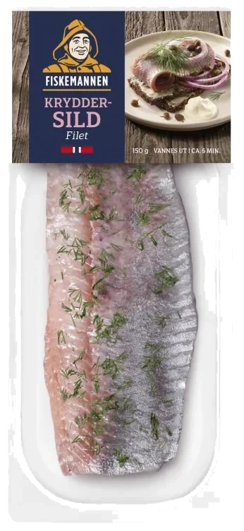 Kryddersildfilet Spiseklar 150g Fiskemannen