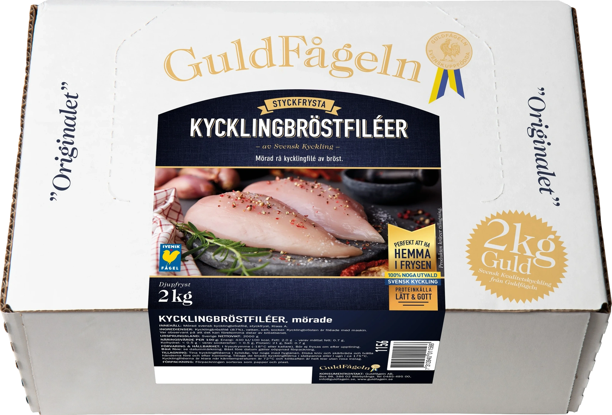 Kycklingbröstfiléer mörade