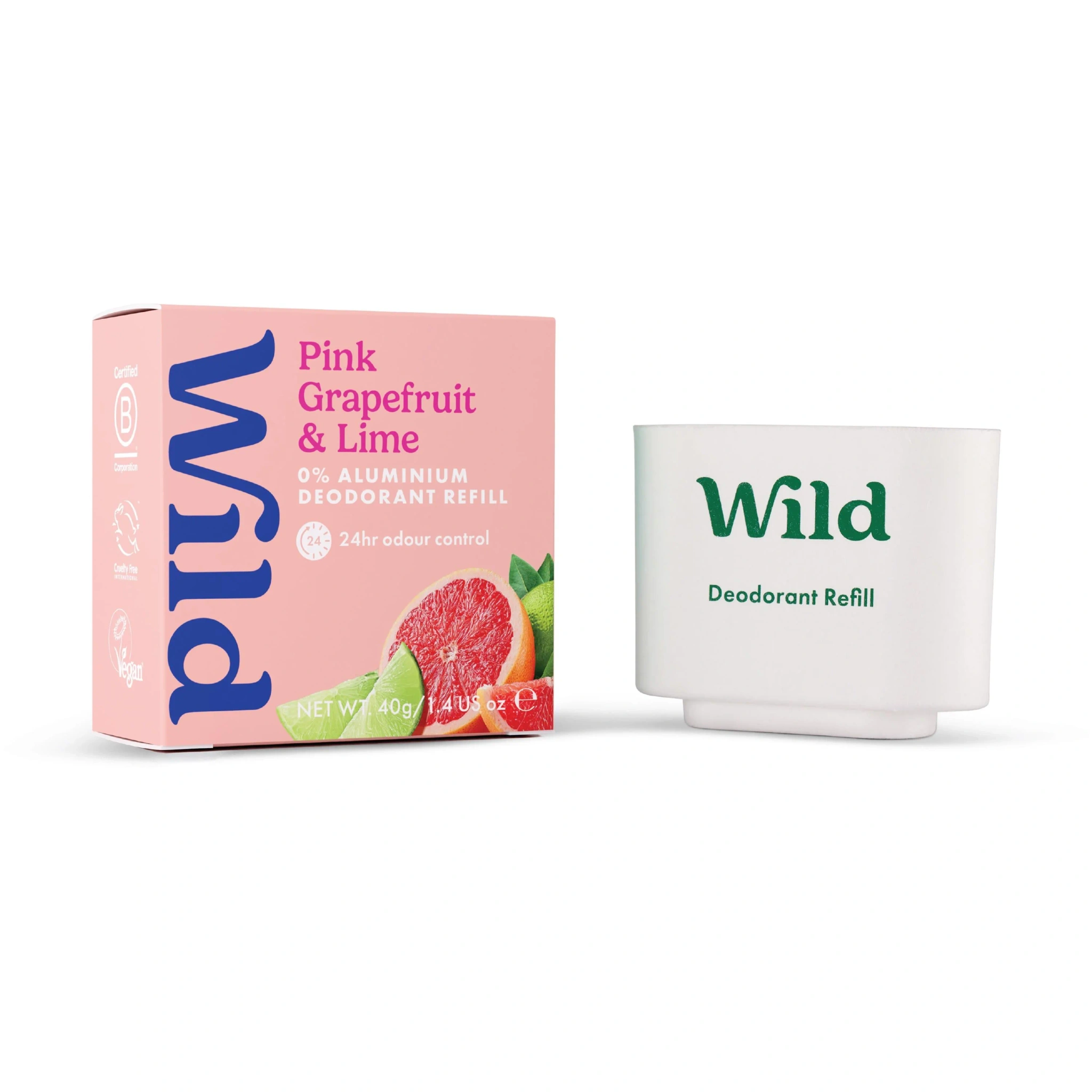Wild Deo Pink Grapefruit & Lime Refill, 40 g