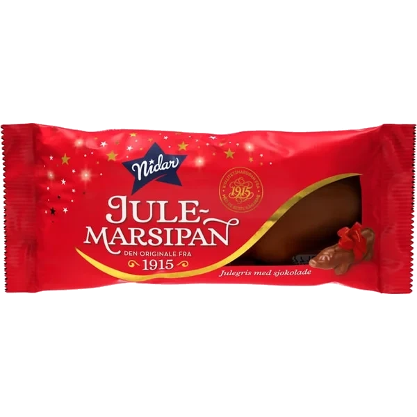Marsipangris Liten M/sjokolade 60g Nidar