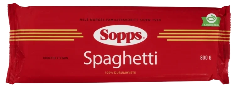 Spaghetti 800g Sopps