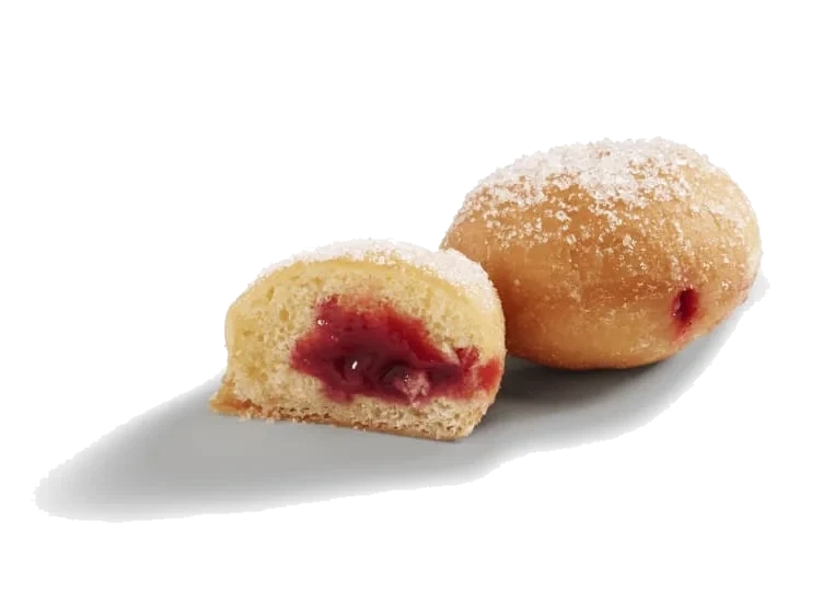 Mini Berliner m/Bringebær 21g