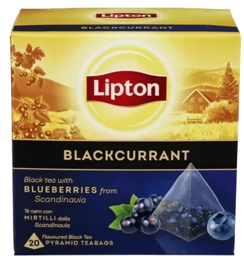 Svart te Blackcurrant 20-pack