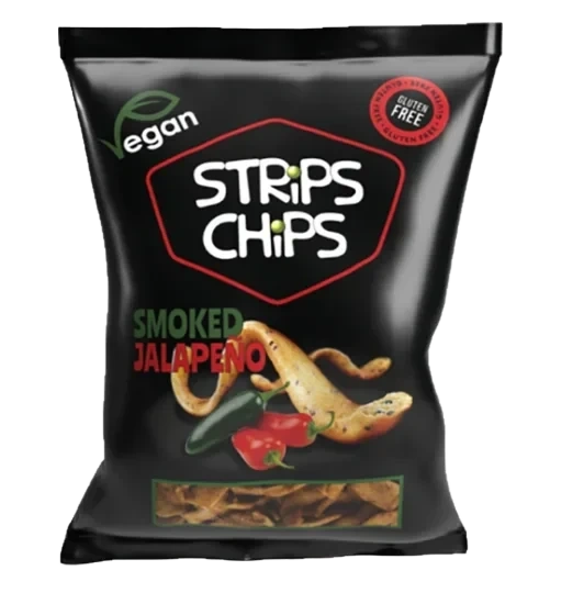 Strips Chips Smoked Jalapeno 80g