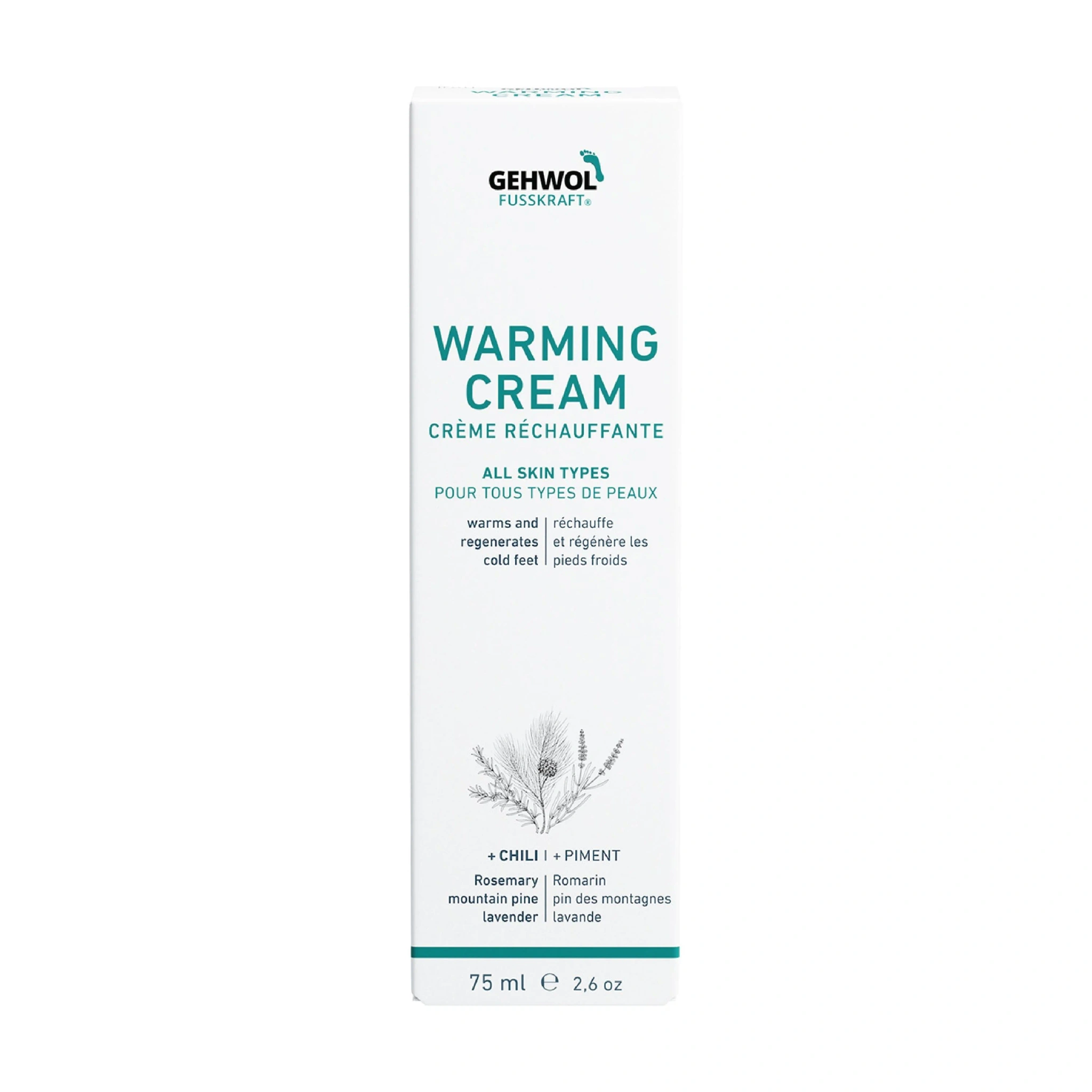 Gehwol Fusskraft Warming Cream, 75 ml