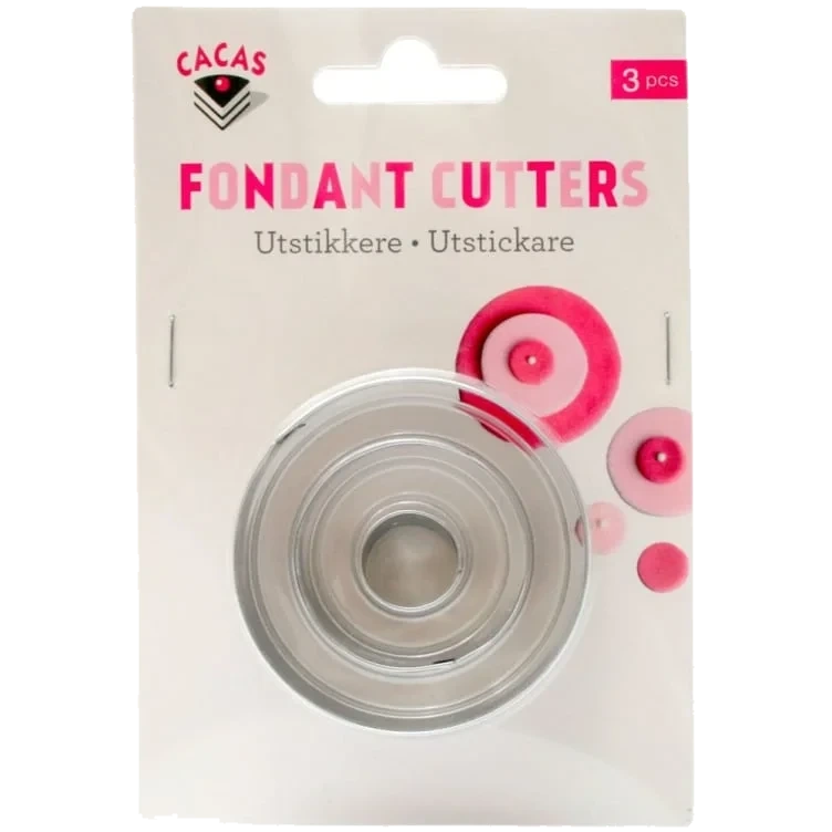 Utstikker Runde Sett Av 3stk Cacas