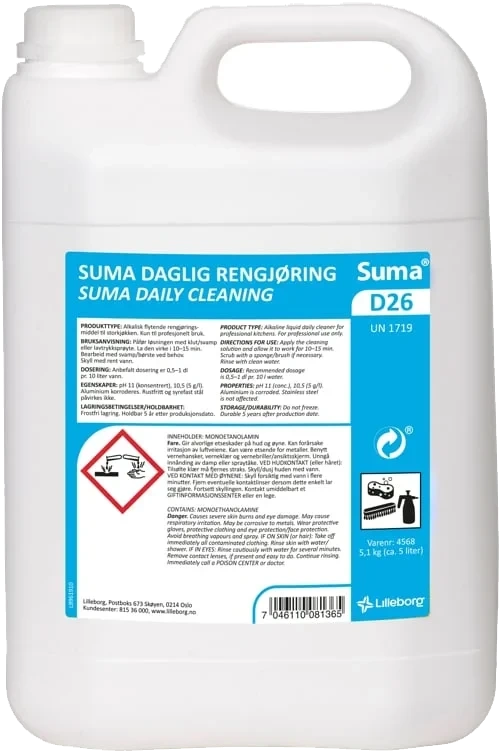 Suma daglig rengj.d26     5,1kg