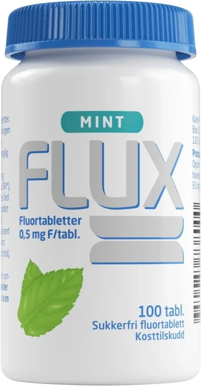 Flux Fluortabletter Mint