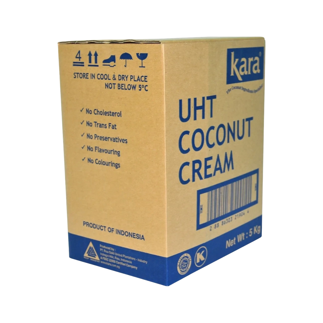 Kara Kokoskrem 24% Fett 5kg