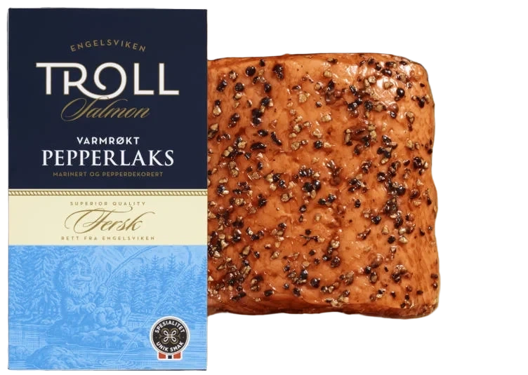 Pepperlaks Varmrøkt Bit Ca250g Troll