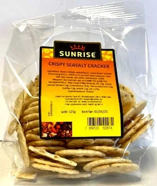 Sunrise Crispy Havsalt Crackers 125g
